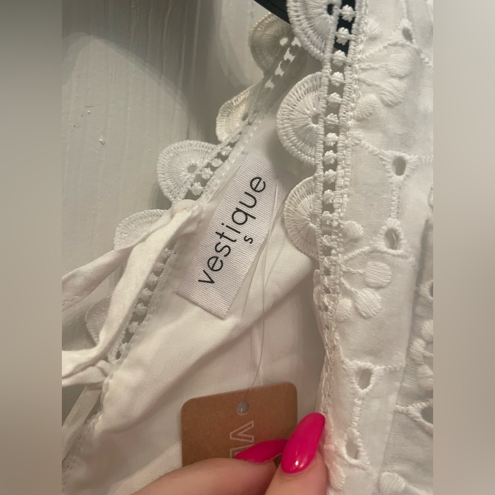 NWT Vestique Bethany Tie Back Top - Picture 7 of 7